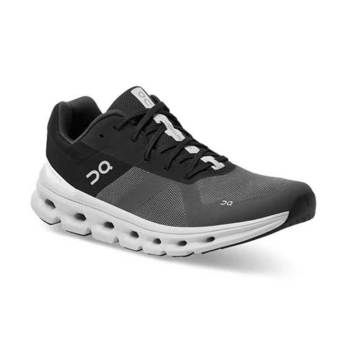 On Running Men's Cloudrunner Running Shoe - Eclipse/Frost - Wide (2E) - Image 2