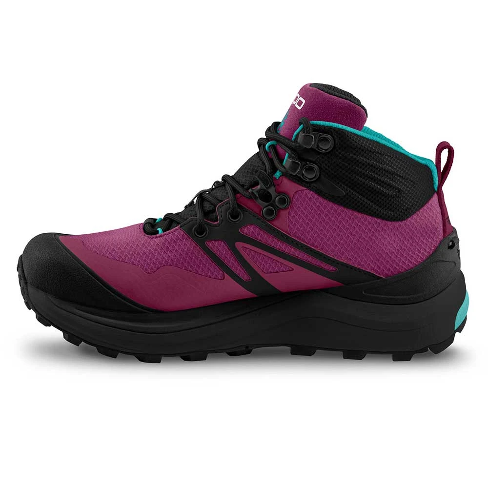 Topo Athletic Women's Trailventure 2 Waterproof Hiking Boot- Raspberry/Black - Regular (B) - Image 3