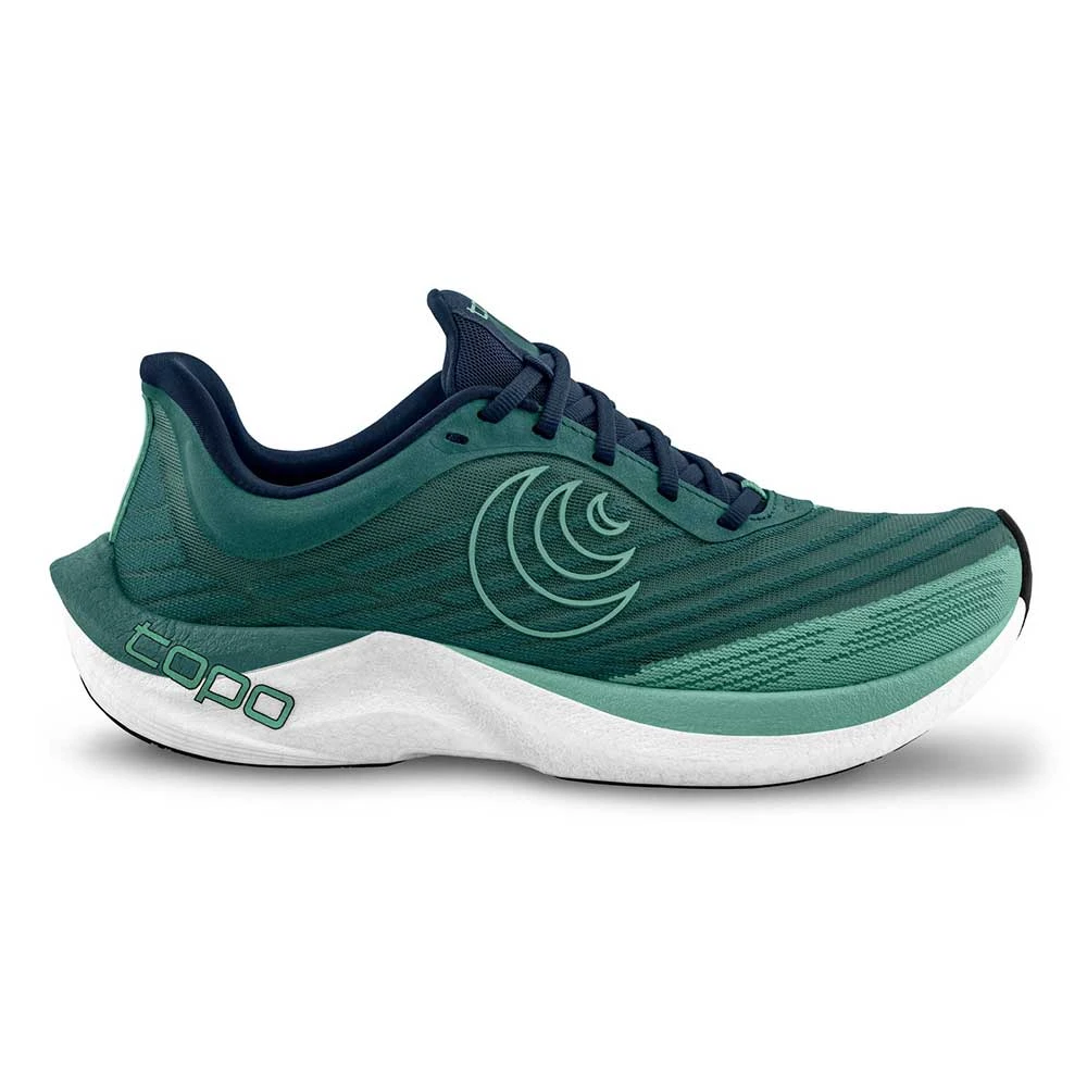 Topo Athletic Women's Cyclone 2 Running Shoe- Ocean/Mint- Regular (B)