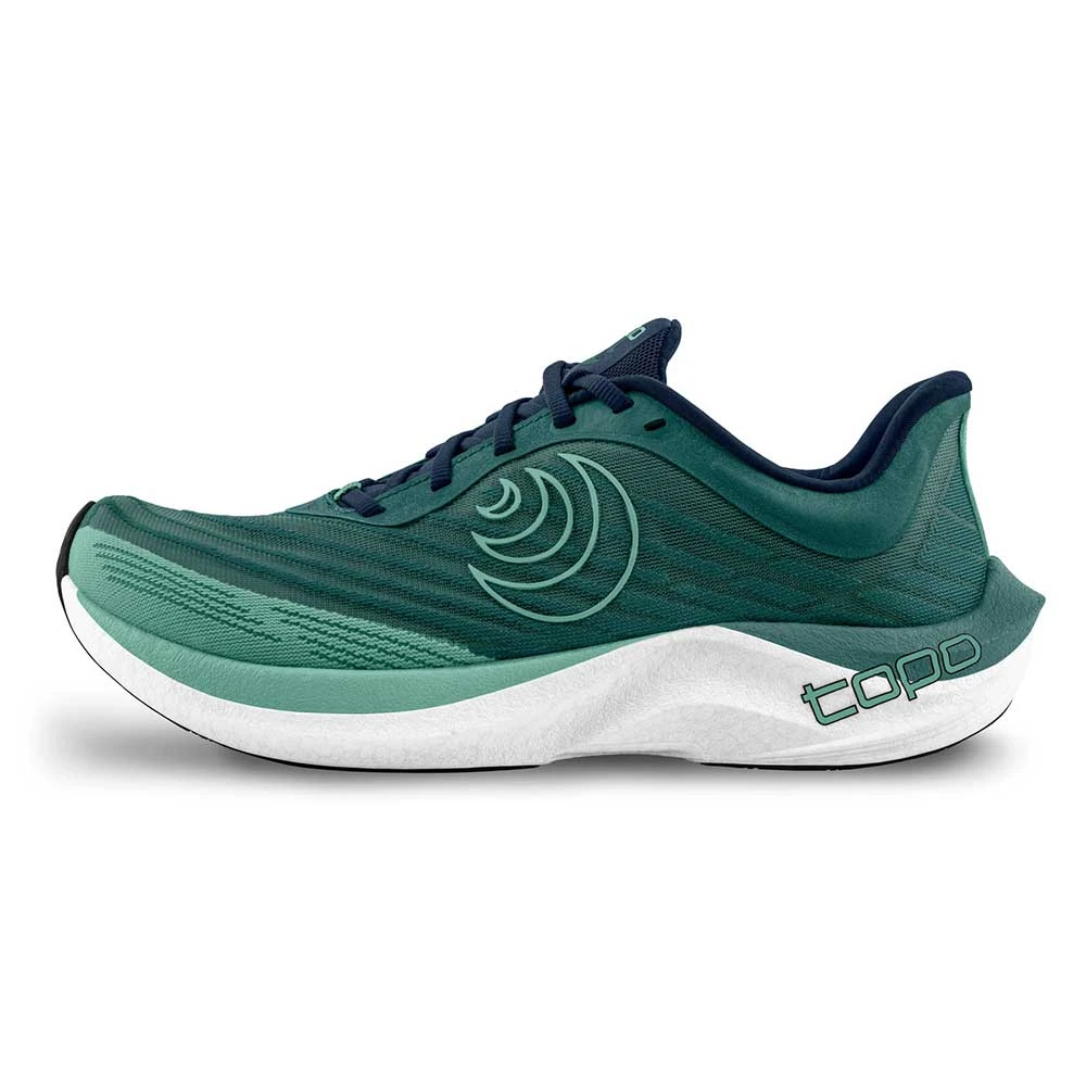 Topo Athletic Women's Cyclone 2 Running Shoe- Ocean/Mint- Regular (B) - Image 3