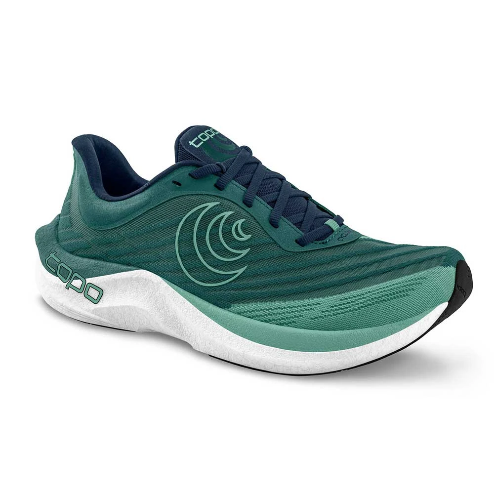 Topo Athletic Women's Cyclone 2 Running Shoe- Ocean/Mint- Regular (B) - Image 2