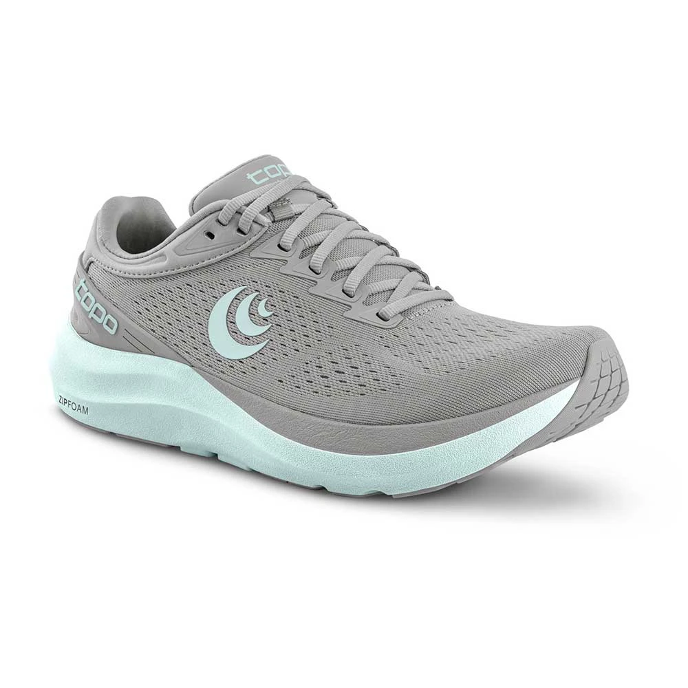 Topo Athletic Women's Phantom 3 Running Shoe - Grey/Stone- Wide (D) - Image 4