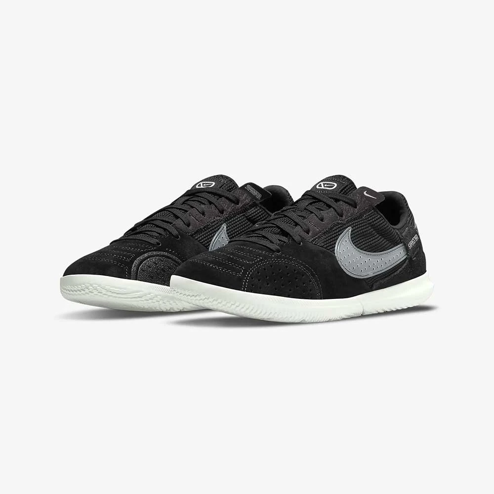 JR Nike Streetgato Soccer Shoe - Black/Summit White - Image 2