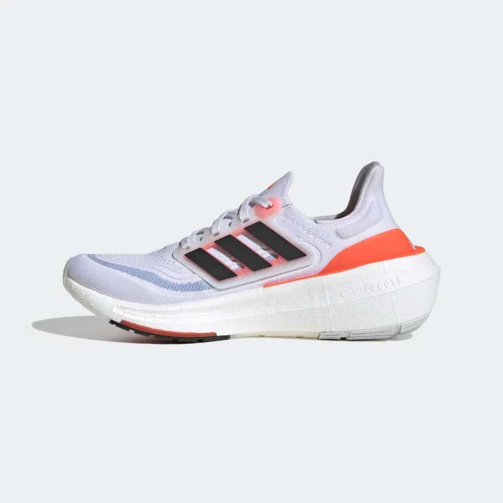 ADIDAS Women's Ultraboost Light Running Shoe- Ftwr White/Core Black/Solar Red- Regular (B) - Image 3