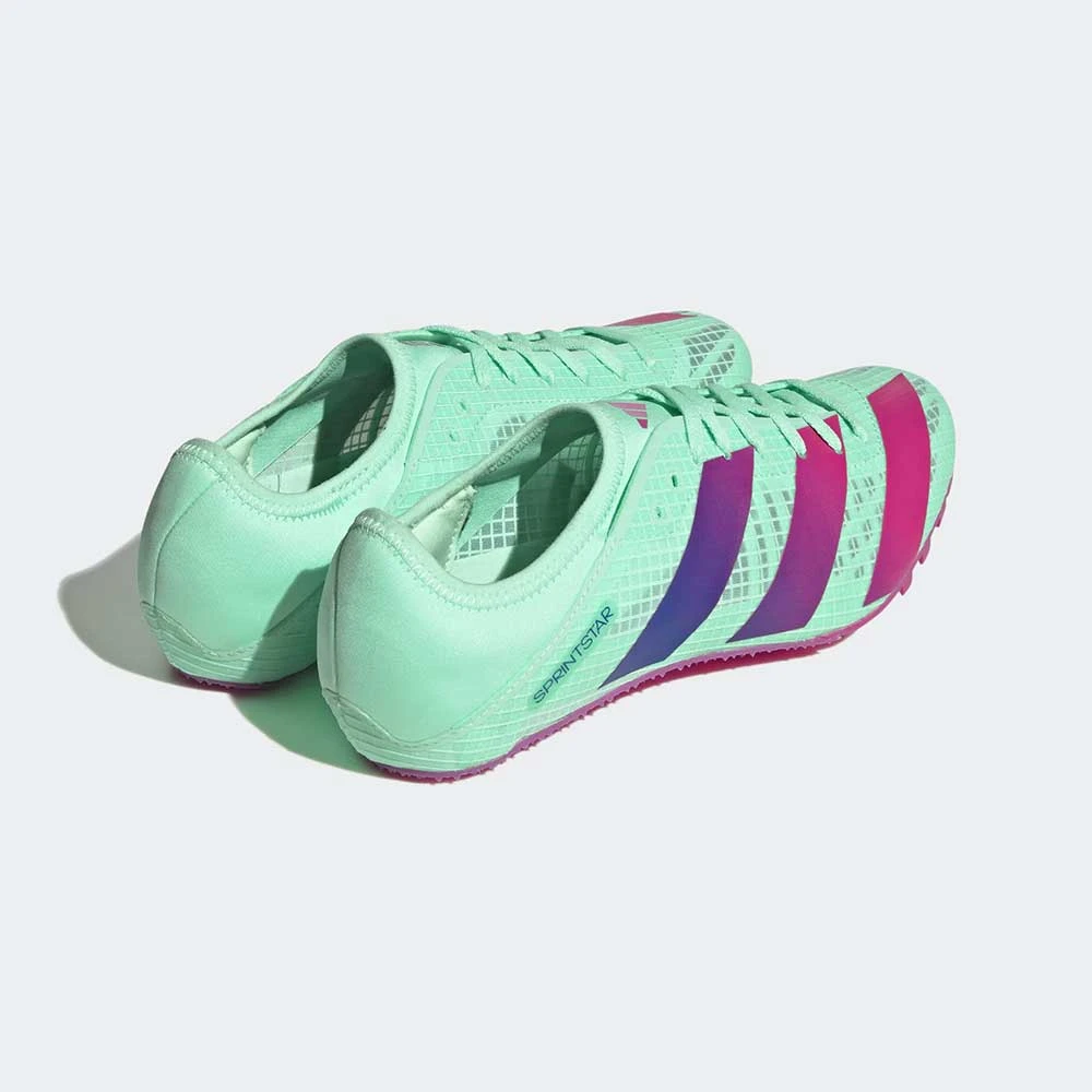 ADIDAS Men's Sprintstar Track Spike -Pulse Mint / Lucid Blue / Lucid Fuchsia - Regular (D) - Image 5