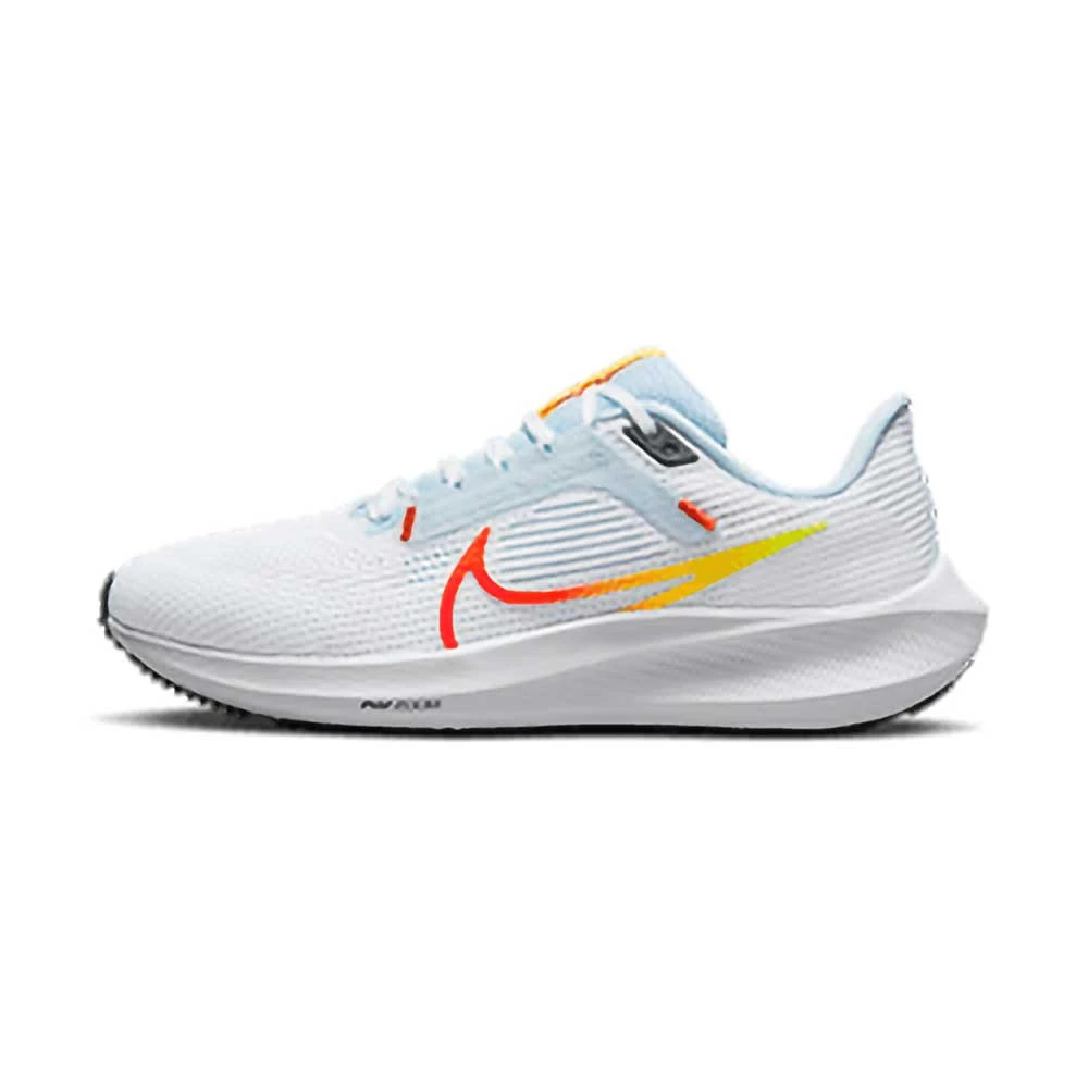 Nike Women's Air Zoom Pegasus 40 Running Shoe- White/Picante Red/Tint Blue- Regular (B) - Image 2