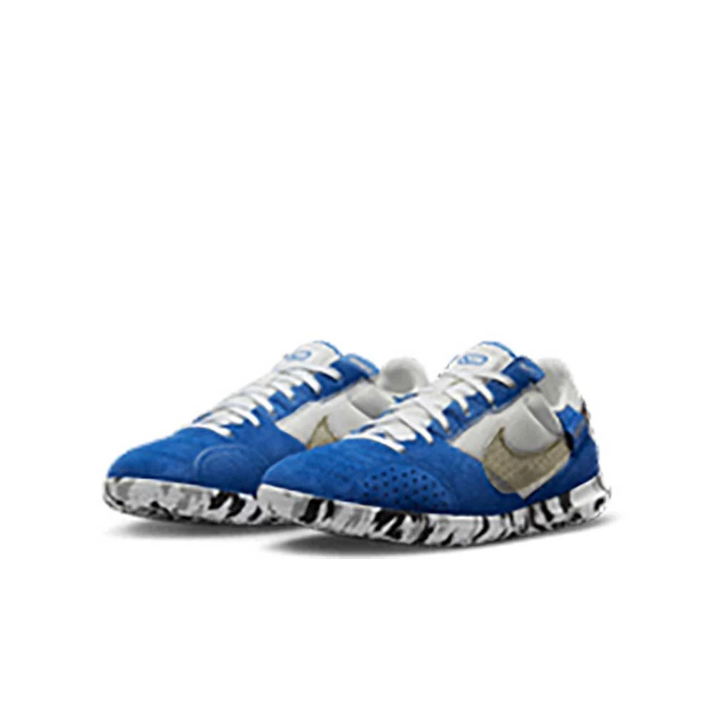 Youth Nike Streetgato Soccer Shoe- Hyper Royal/Pink Foam - Image 3