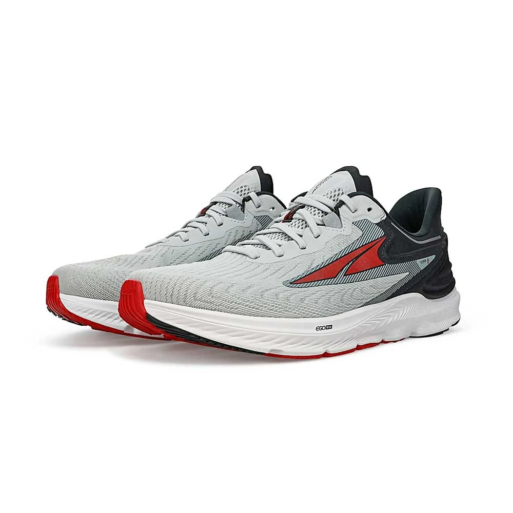Altra Men's Torin 6 Running Shoe- Gray/Red - Regular (D) - Image 2