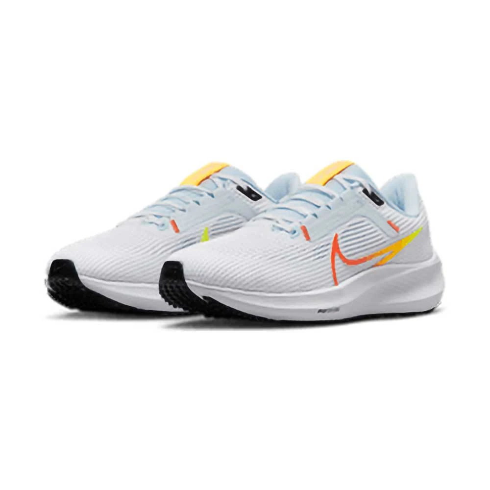 Nike Women's Air Zoom Pegasus 40 Running Shoe- White/Picante Red/Tint Blue- Regular (B) - Image 3