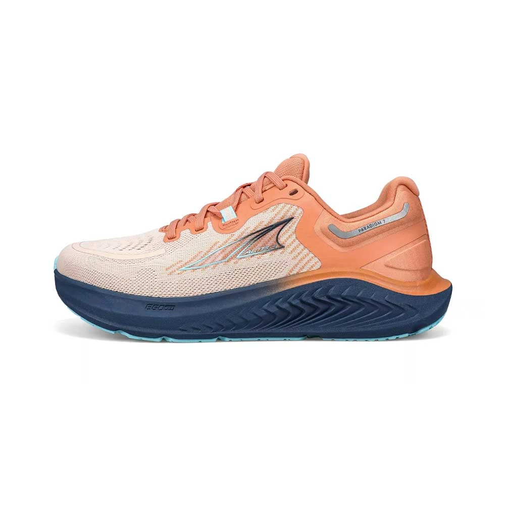 Altra Women's Paradigm 7 Running Shoe- Navy/Coral - Regular (B) - Image 3