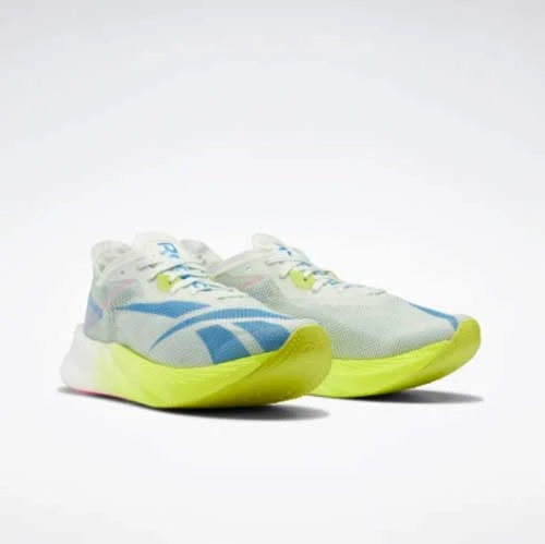 Reebok Men's Floatride Energy X Running Shoe - Opal Glow / Acid Yellow / Essential Blue- Regular (D) - Image 3