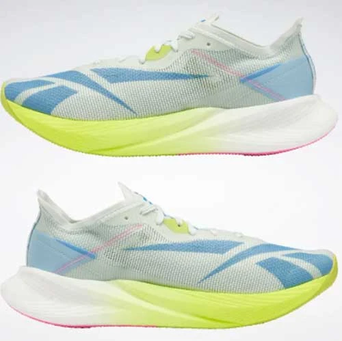 Reebok Men's Floatride Energy X Running Shoe - Opal Glow / Acid Yellow / Essential Blue- Regular (D) - Image 10