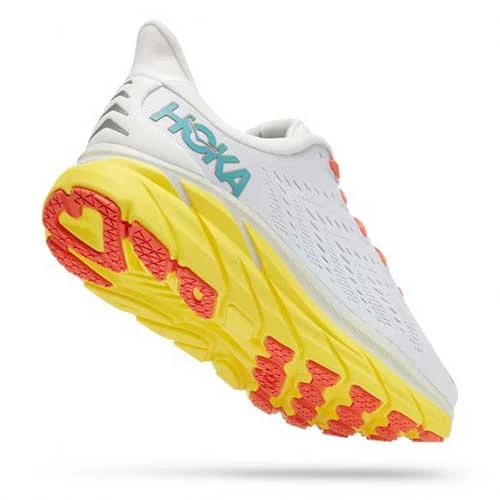 Hoka Men's Clifton 8 Running Shoe - Blanc De Blanc/Illuminating— Regular (D) - Image 5
