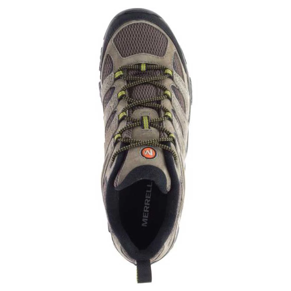 Merrell Men's Moab 3 Hiking Shoe- Walnut/Moss- Wide (2E) - Image 4