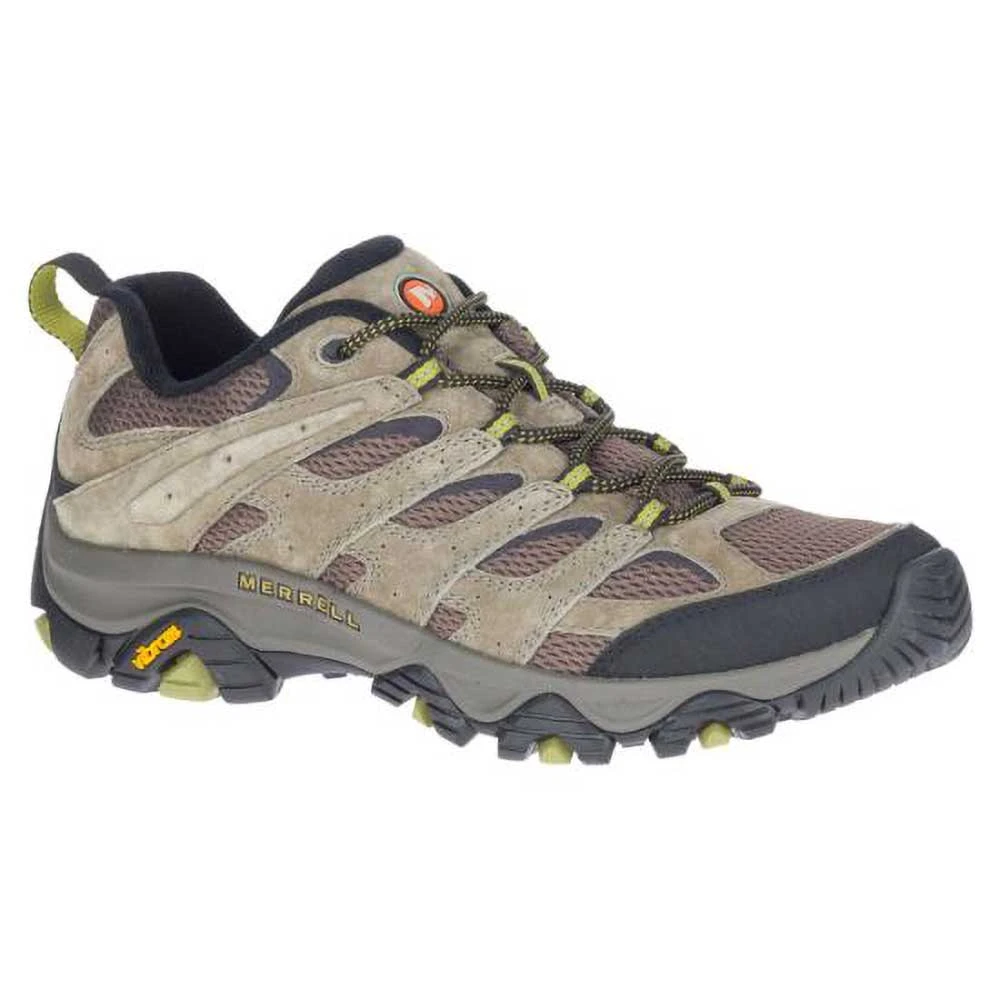 Merrell Men's Moab 3 Hiking Shoe- Walnut/Moss- Wide (2E)