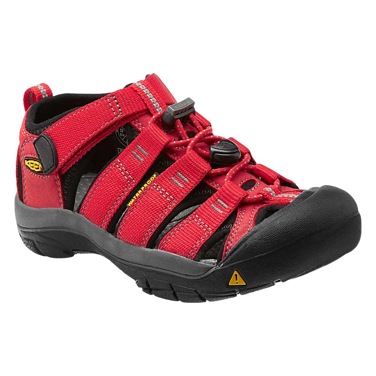Keen Big Kids' Newport H2 Sandal - Ribbon Red/Gargoyle - Image 2