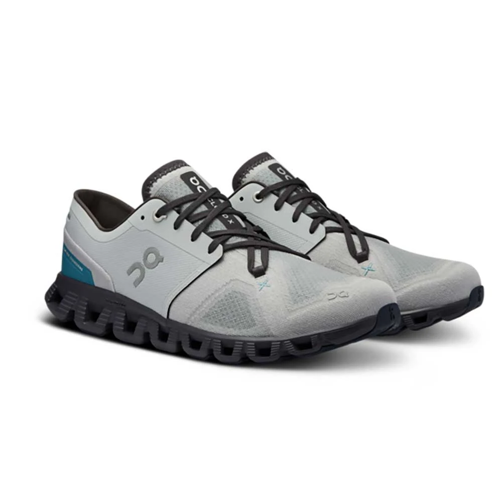 On Running Men's Cloud X 3 Running Shoe - Glacier/Iron - Regular (D) - Image 2