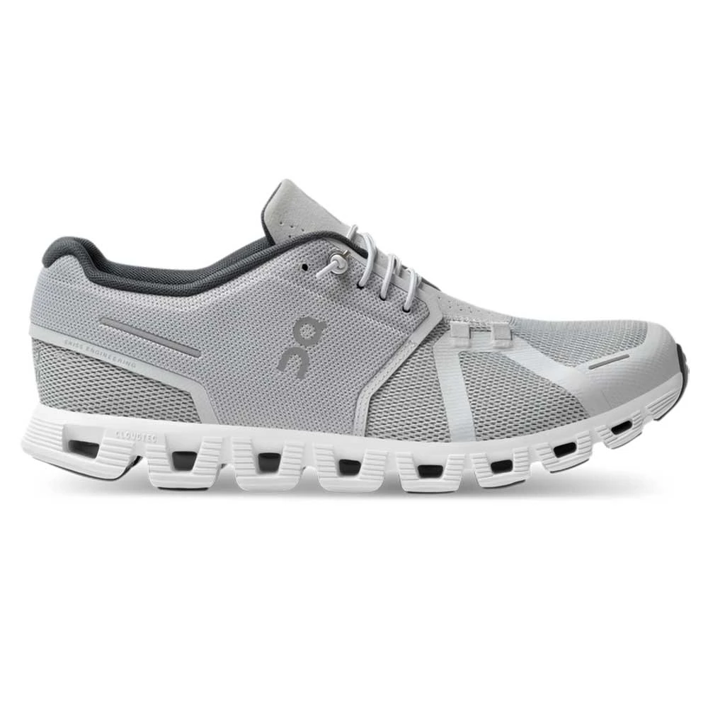 On Running Men's Cloud 5 Running Shoe- Glacier/White - Regular (D)