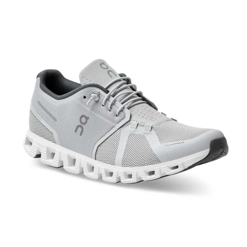 On Running Men's Cloud 5 Running Shoe- Glacier/White - Regular (D) - Image 2