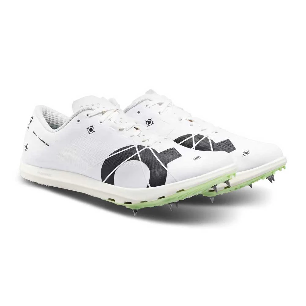 On Running Men's Cloudspike 1500m Track Spike - Undyed White/Mint- Regular (D) - Image 4