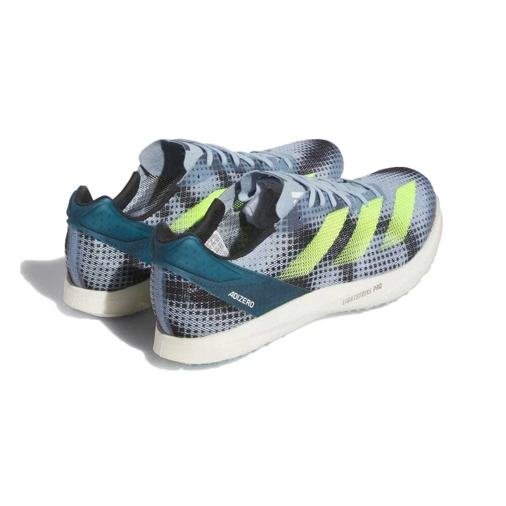 ADIDAS Unisex Adizero Avanti TYO Track Spike- Wonder Blue/Wonder Blue/Lucid Lemon - Regular (D) - Image 4