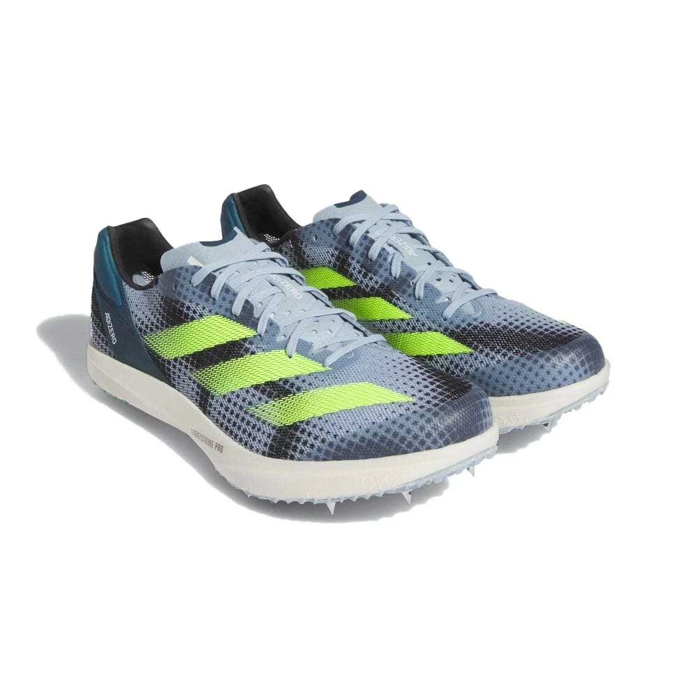 ADIDAS Unisex Adizero Avanti TYO Track Spike- Wonder Blue/Wonder Blue/Lucid Lemon - Regular (D) - Image 2